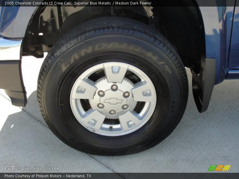 Superior Blue Metallic / Medium Dark Pewter 2005 Chevrolet Colorado LS Crew Cab