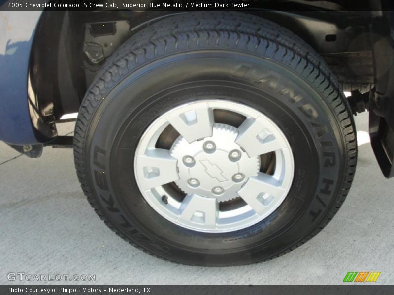 Superior Blue Metallic / Medium Dark Pewter 2005 Chevrolet Colorado LS Crew Cab