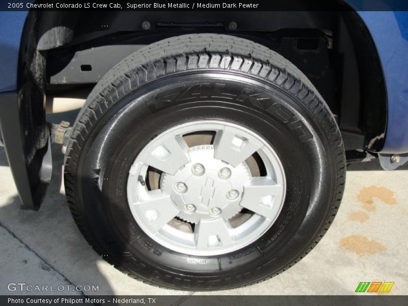 Superior Blue Metallic / Medium Dark Pewter 2005 Chevrolet Colorado LS Crew Cab