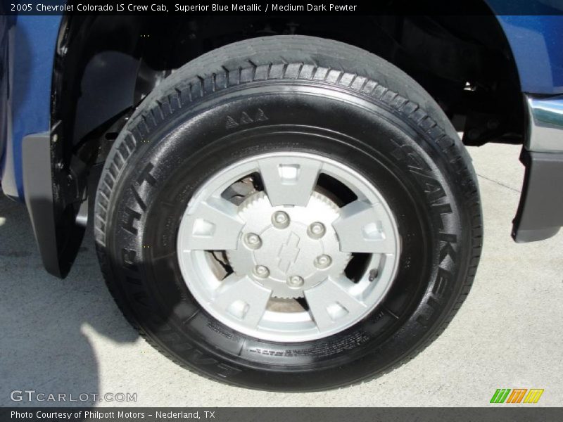Superior Blue Metallic / Medium Dark Pewter 2005 Chevrolet Colorado LS Crew Cab