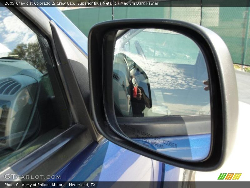 Superior Blue Metallic / Medium Dark Pewter 2005 Chevrolet Colorado LS Crew Cab