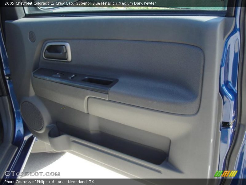 Superior Blue Metallic / Medium Dark Pewter 2005 Chevrolet Colorado LS Crew Cab