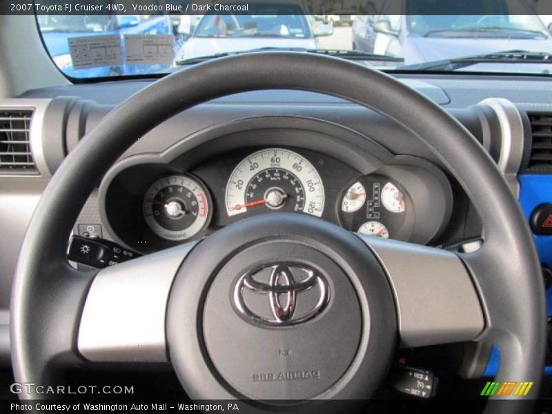 Voodoo Blue / Dark Charcoal 2007 Toyota FJ Cruiser 4WD