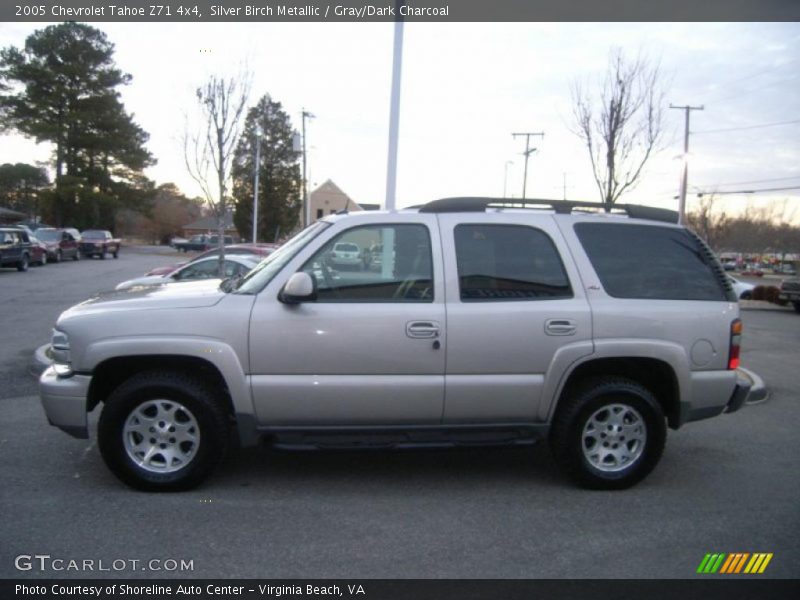 Silver Birch Metallic / Gray/Dark Charcoal 2005 Chevrolet Tahoe Z71 4x4
