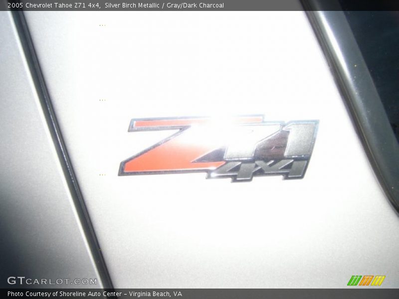 Silver Birch Metallic / Gray/Dark Charcoal 2005 Chevrolet Tahoe Z71 4x4