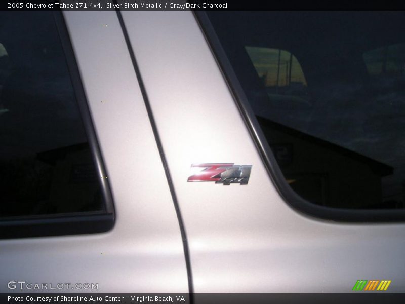 Silver Birch Metallic / Gray/Dark Charcoal 2005 Chevrolet Tahoe Z71 4x4