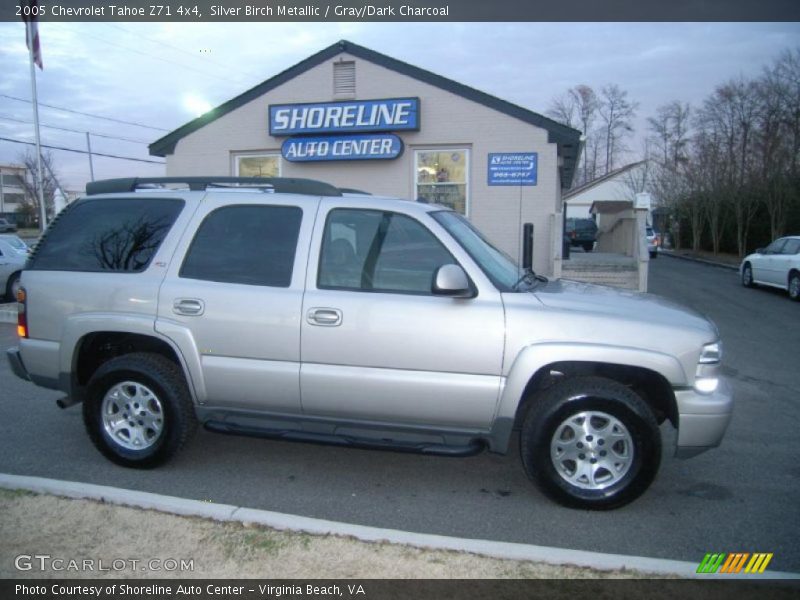 Silver Birch Metallic / Gray/Dark Charcoal 2005 Chevrolet Tahoe Z71 4x4