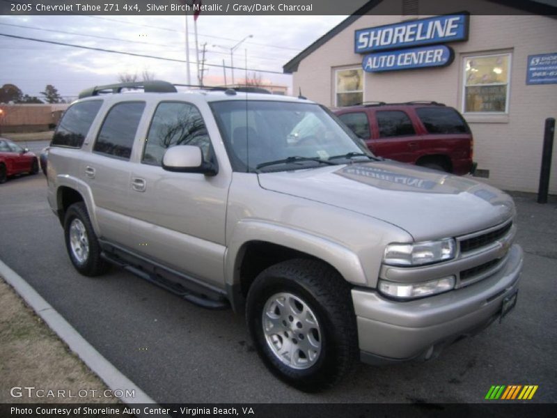 Silver Birch Metallic / Gray/Dark Charcoal 2005 Chevrolet Tahoe Z71 4x4