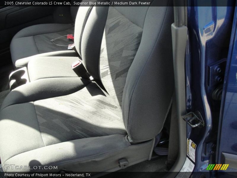 Superior Blue Metallic / Medium Dark Pewter 2005 Chevrolet Colorado LS Crew Cab