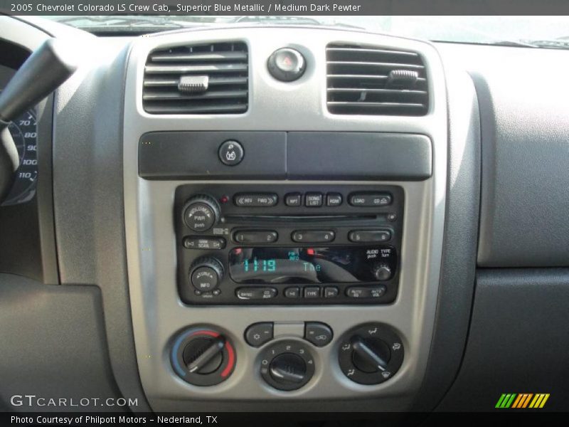 Superior Blue Metallic / Medium Dark Pewter 2005 Chevrolet Colorado LS Crew Cab