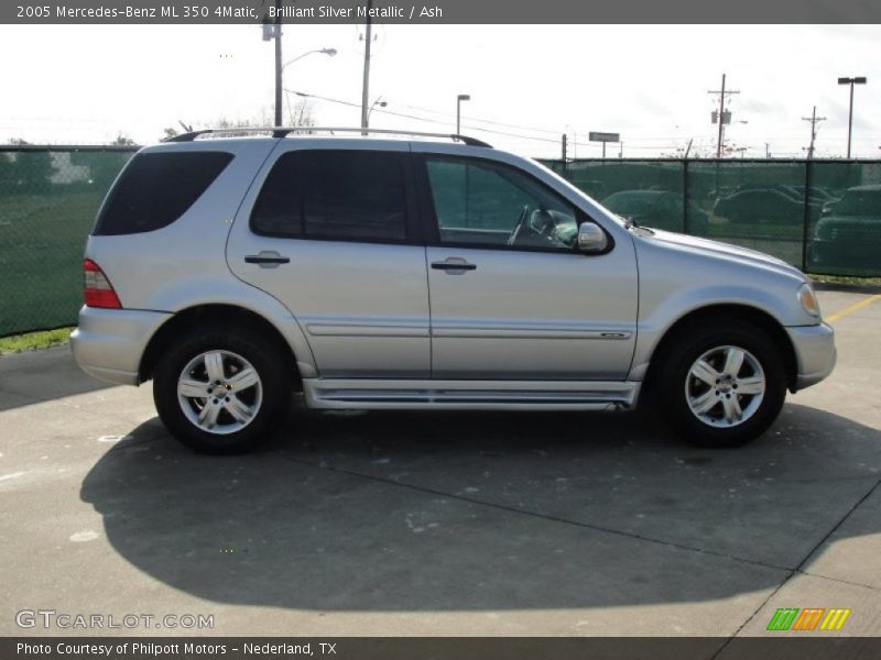 Brilliant Silver Metallic / Ash 2005 Mercedes-Benz ML 350 4Matic