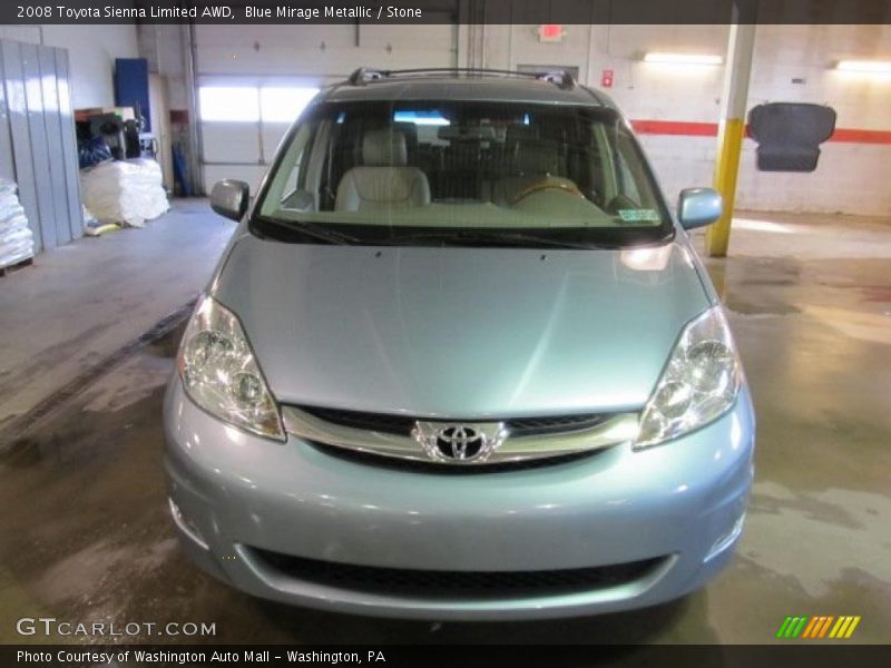 Blue Mirage Metallic / Stone 2008 Toyota Sienna Limited AWD