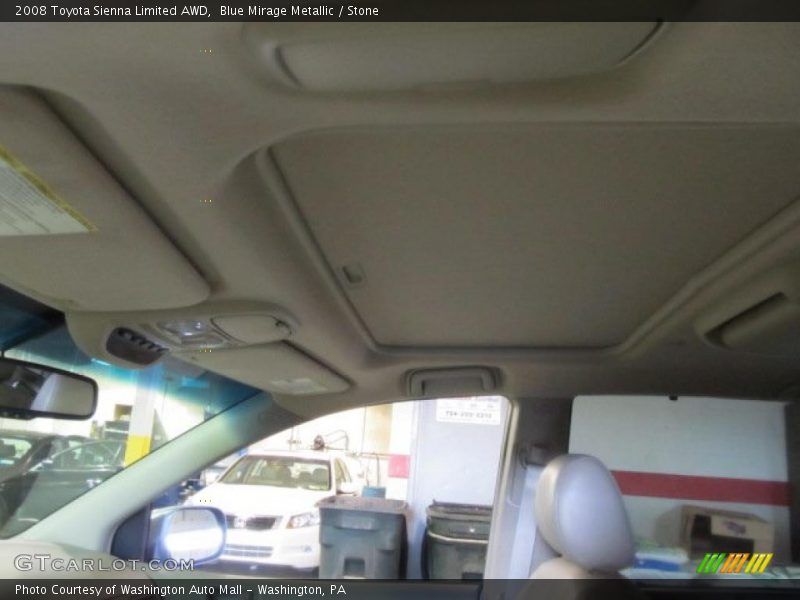 Blue Mirage Metallic / Stone 2008 Toyota Sienna Limited AWD