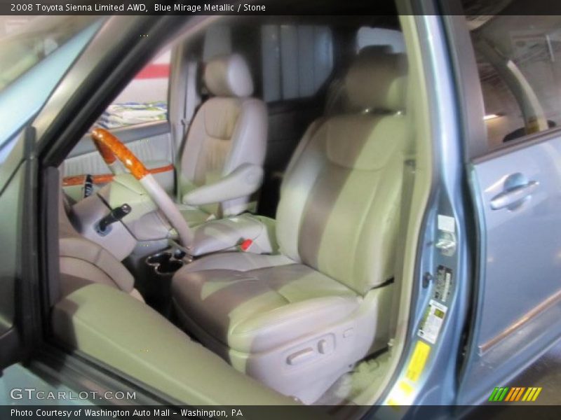 Blue Mirage Metallic / Stone 2008 Toyota Sienna Limited AWD
