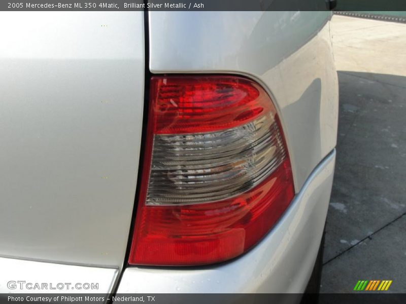 Brilliant Silver Metallic / Ash 2005 Mercedes-Benz ML 350 4Matic
