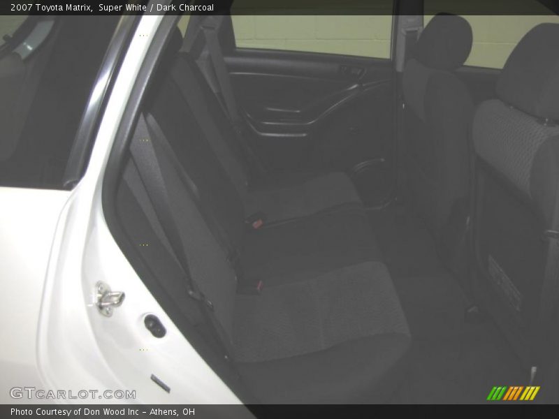 Super White / Dark Charcoal 2007 Toyota Matrix
