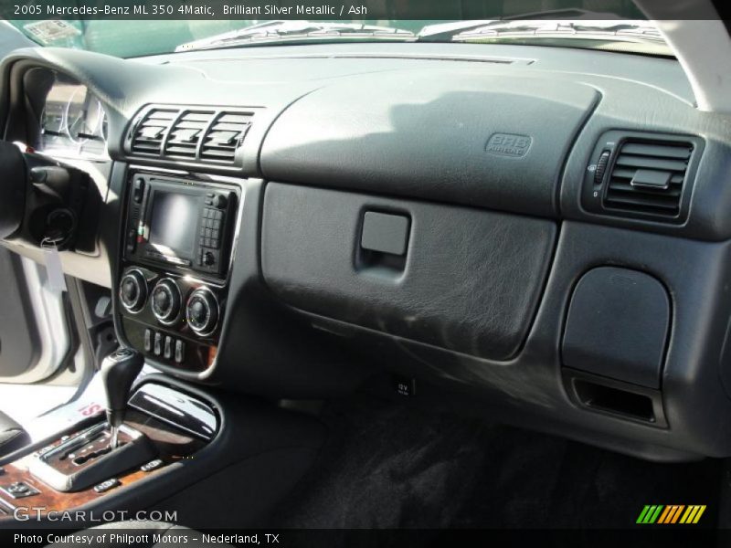 Brilliant Silver Metallic / Ash 2005 Mercedes-Benz ML 350 4Matic