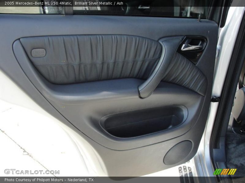Brilliant Silver Metallic / Ash 2005 Mercedes-Benz ML 350 4Matic