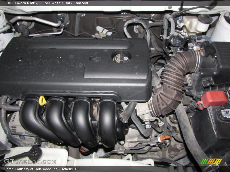 Super White / Dark Charcoal 2007 Toyota Matrix