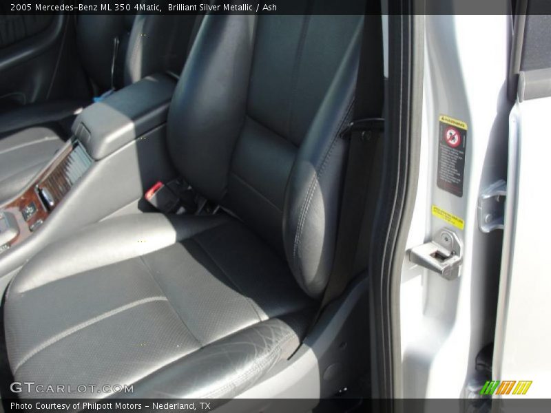 Brilliant Silver Metallic / Ash 2005 Mercedes-Benz ML 350 4Matic