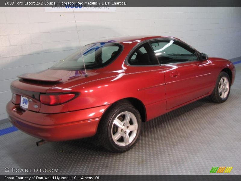 Toreador Red Metallic / Dark Charcoal 2003 Ford Escort ZX2 Coupe