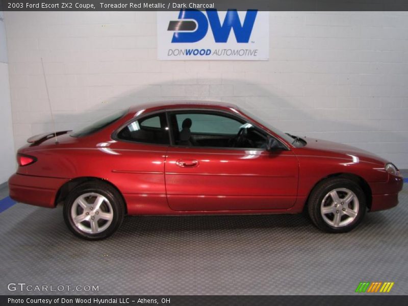 Toreador Red Metallic / Dark Charcoal 2003 Ford Escort ZX2 Coupe