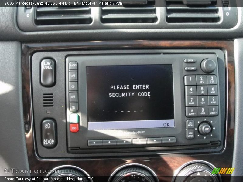 Brilliant Silver Metallic / Ash 2005 Mercedes-Benz ML 350 4Matic