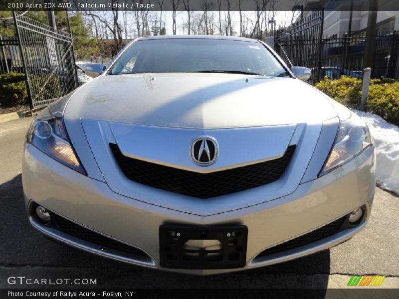 Palladium Metallic / Taupe 2010 Acura ZDX AWD