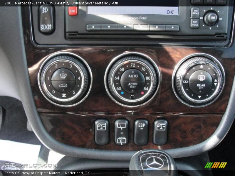 Brilliant Silver Metallic / Ash 2005 Mercedes-Benz ML 350 4Matic