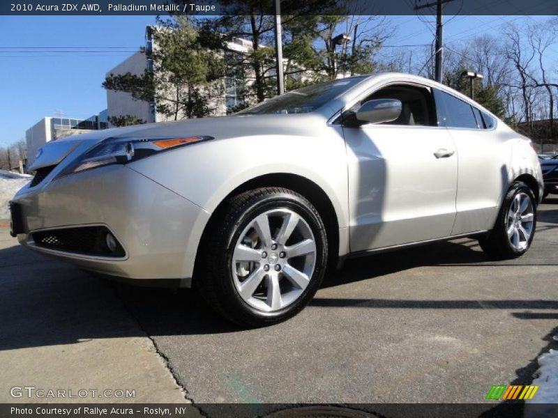Palladium Metallic / Taupe 2010 Acura ZDX AWD