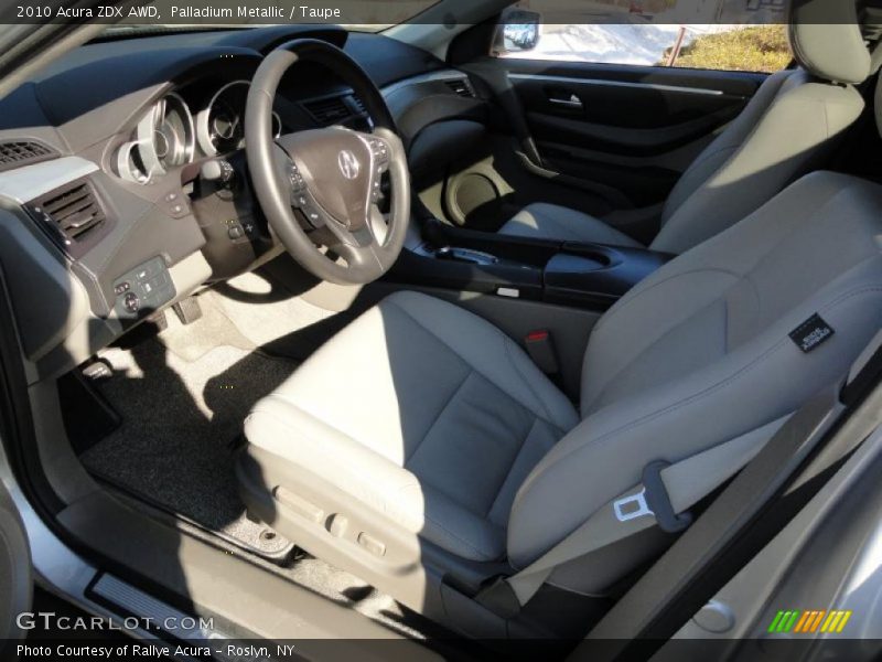 Palladium Metallic / Taupe 2010 Acura ZDX AWD