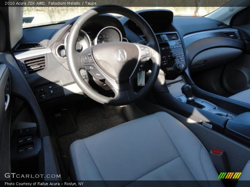 Palladium Metallic / Taupe 2010 Acura ZDX AWD
