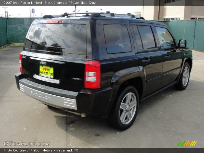 Black Clearcoat / Pastel Slate Gray 2007 Jeep Patriot Limited
