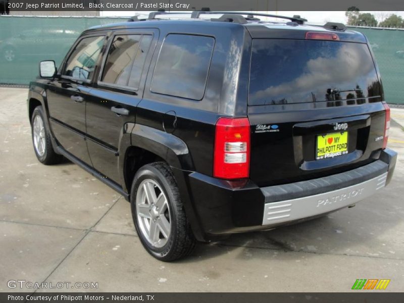 Black Clearcoat / Pastel Slate Gray 2007 Jeep Patriot Limited