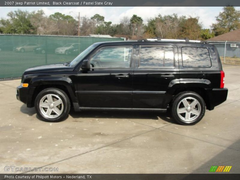Black Clearcoat / Pastel Slate Gray 2007 Jeep Patriot Limited