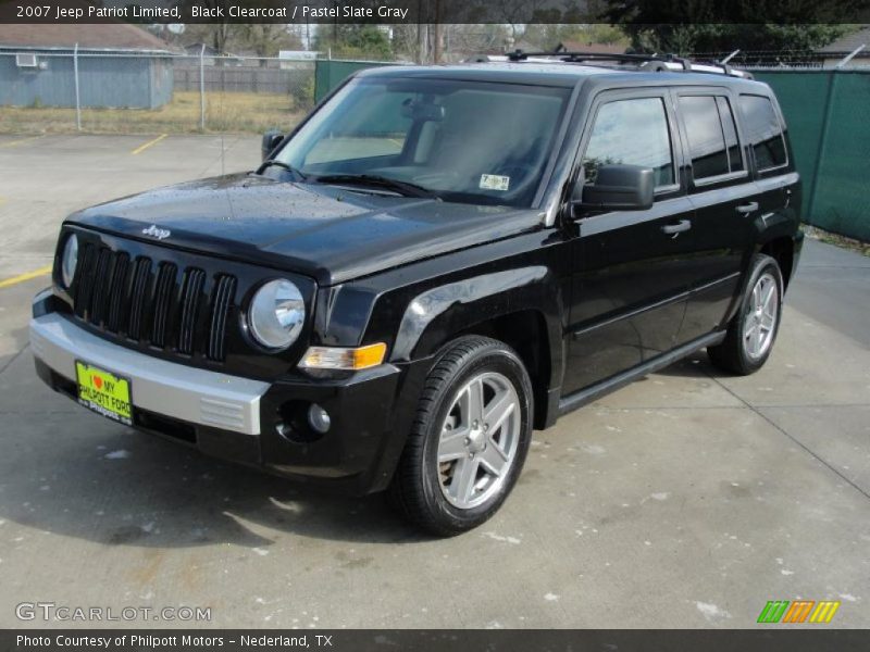 Black Clearcoat / Pastel Slate Gray 2007 Jeep Patriot Limited