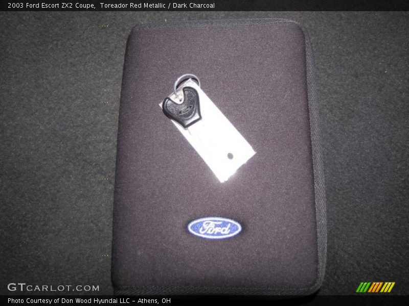 Toreador Red Metallic / Dark Charcoal 2003 Ford Escort ZX2 Coupe