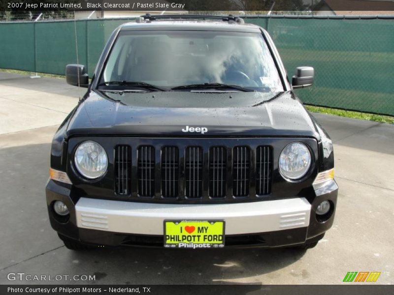 Black Clearcoat / Pastel Slate Gray 2007 Jeep Patriot Limited