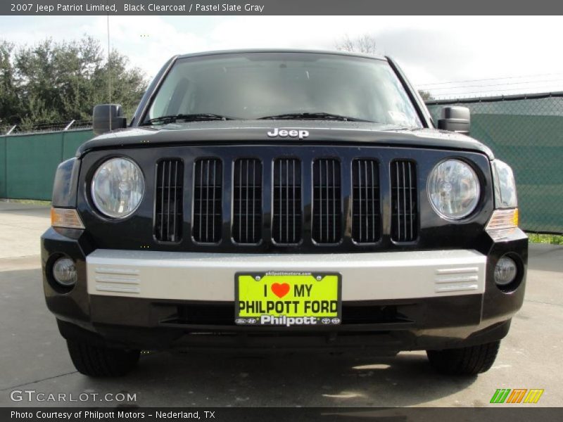 Black Clearcoat / Pastel Slate Gray 2007 Jeep Patriot Limited