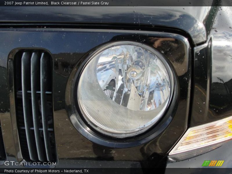 Black Clearcoat / Pastel Slate Gray 2007 Jeep Patriot Limited