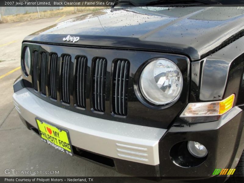 Black Clearcoat / Pastel Slate Gray 2007 Jeep Patriot Limited