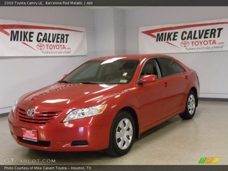 Barcelona Red Metallic / Ash 2009 Toyota Camry LE
