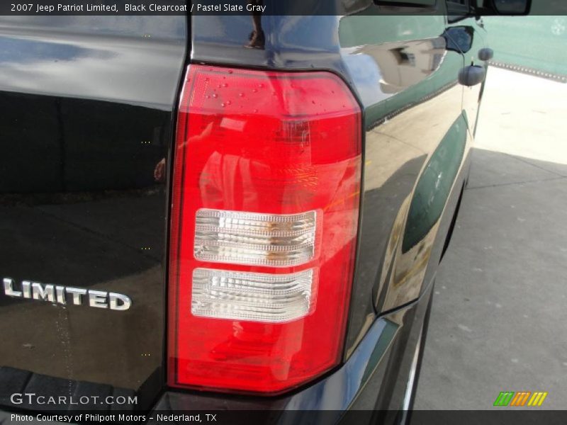 Black Clearcoat / Pastel Slate Gray 2007 Jeep Patriot Limited