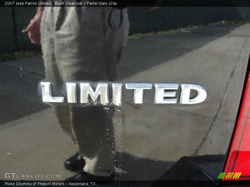 Black Clearcoat / Pastel Slate Gray 2007 Jeep Patriot Limited