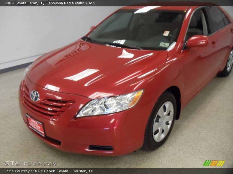 Barcelona Red Metallic / Ash 2009 Toyota Camry LE