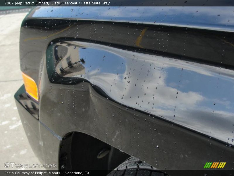 Black Clearcoat / Pastel Slate Gray 2007 Jeep Patriot Limited