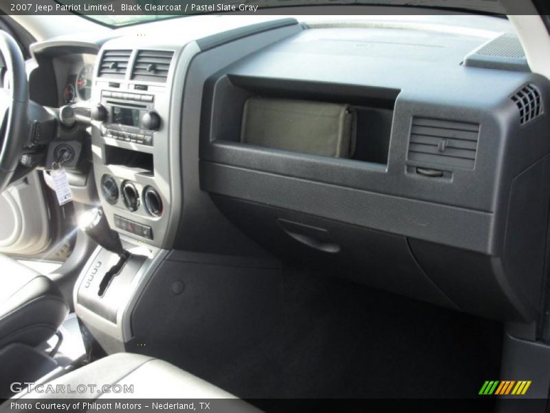 Black Clearcoat / Pastel Slate Gray 2007 Jeep Patriot Limited