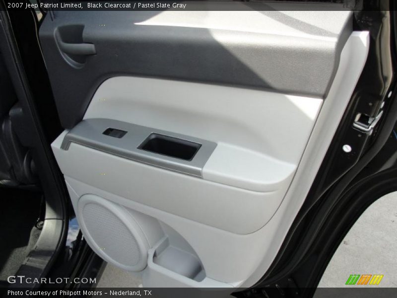 Black Clearcoat / Pastel Slate Gray 2007 Jeep Patriot Limited