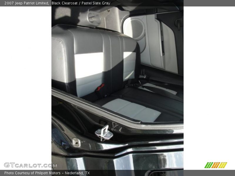 Black Clearcoat / Pastel Slate Gray 2007 Jeep Patriot Limited