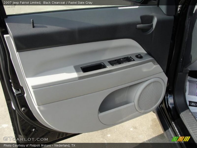 Black Clearcoat / Pastel Slate Gray 2007 Jeep Patriot Limited